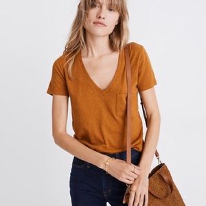 Madewell Whisper Cotton V Neck